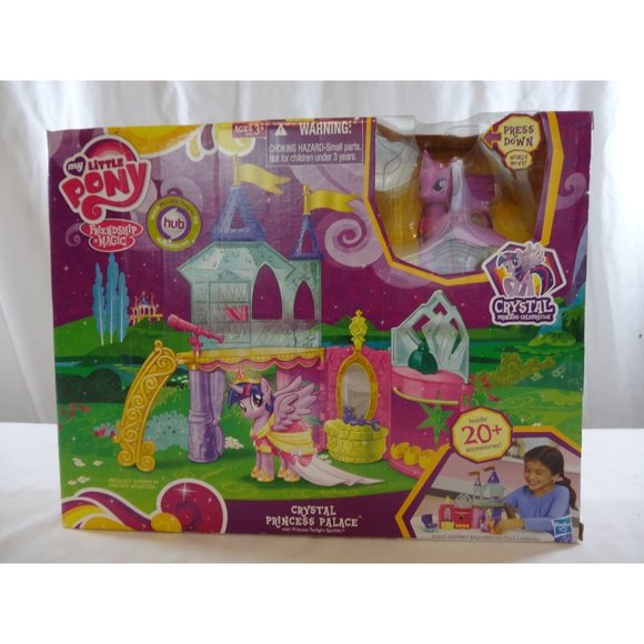 MY‎ LITTLE PONY Crystal Princess Palace Playset New